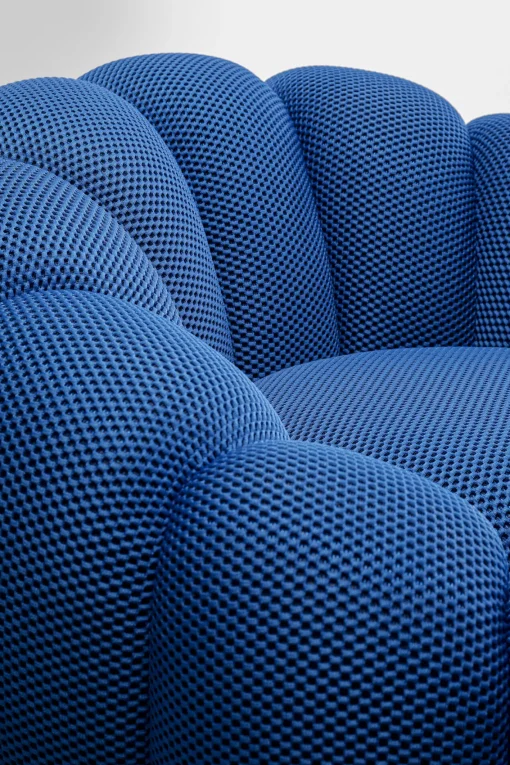 KARE Design Poltrona girevole Peppo Bloom Blu - KARE> Poltrone