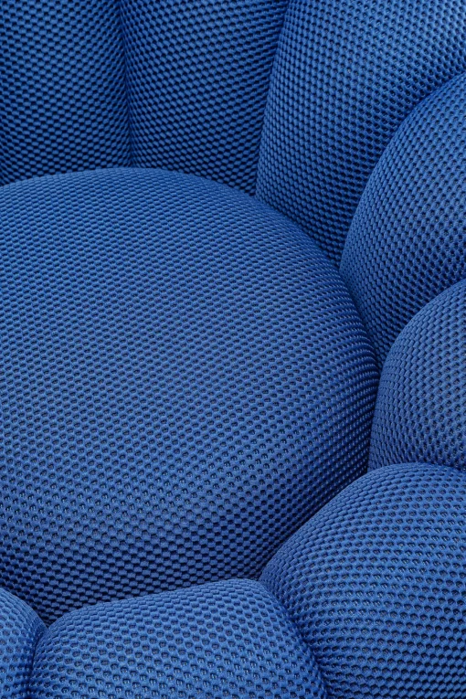 KARE Design Poltrona girevole Peppo Bloom Blu - KARE> Poltrone