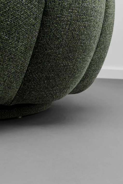 KARE Design Poltrona girevole Peppo Bloom Melange Verde - KARE> Poltrone