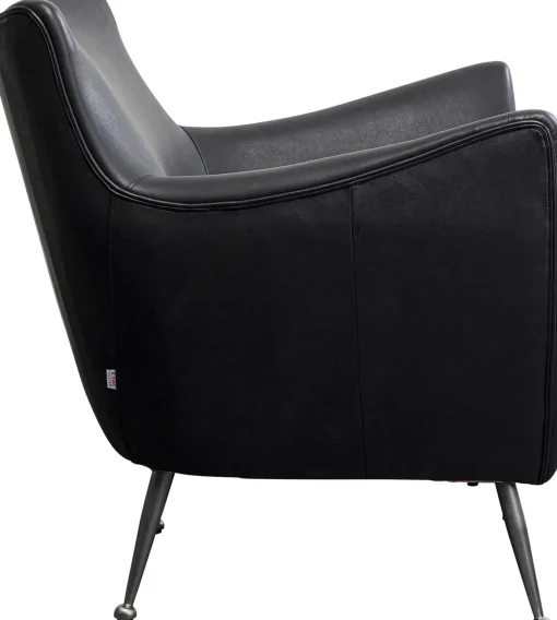 KARE Design Poltrona Goldfinger Nera - KARE> Poltrone