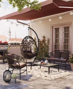 KARE Design POLTRONA PENDULA IBIZA - KARE></noscript> Poltrone