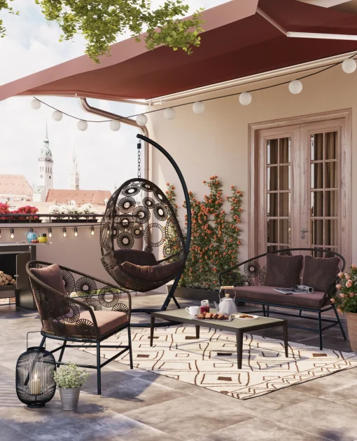 KARE Design POLTRONA PENDULA IBIZA - KARE> Poltrone