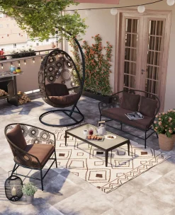 KARE Design POLTRONA PENDULA IBIZA - KARE></noscript> Poltrone