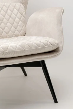 KARE Design Poltrona Tudor Velluto Crema - KARE></noscript> Poltrone