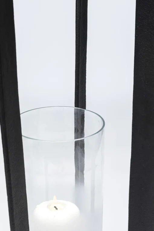 KARE Design Porta candela / Lanterna "Mabel" vetro e ferro h61cm - KARE> Lanterne