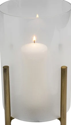 KARE Design Porta candela in vetro "Pillar Steam" H25cm - KARE> Lanterne