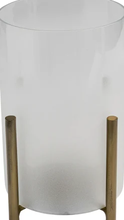 KARE Design Porta candela in vetro "Pillar Steam" H25cm - KARE> Lanterne
