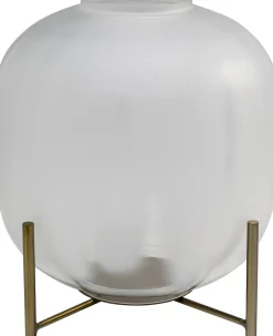 KARE Design Porta candela in vetro "Vasa Steam" H36cm - KARE> Lanterne