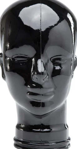 KARE Design Porta Cuffie Nero a forma di testa - KARE> Statuette Decorative
