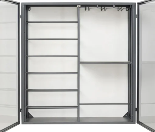 KARE Design Portabottiglie da parete Porto nero 75x80cm - KARE> Vetrina