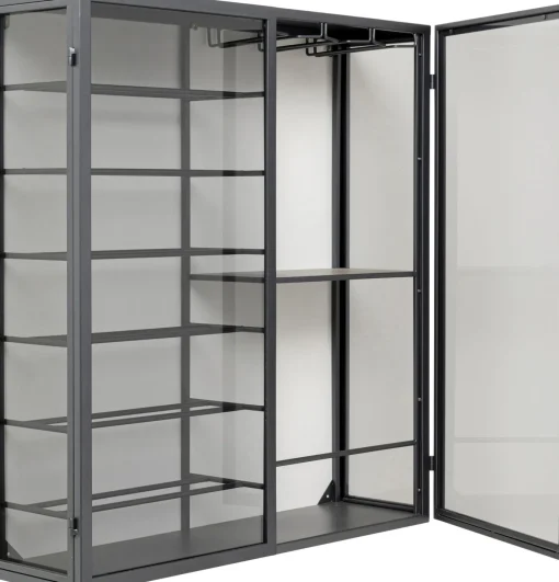 KARE Design Portabottiglie da parete Porto nero 75x80cm - KARE> Vetrina