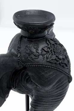 KARE Design Portacandele Elephant Head nero 49cm - KARE></noscript> Candelabri