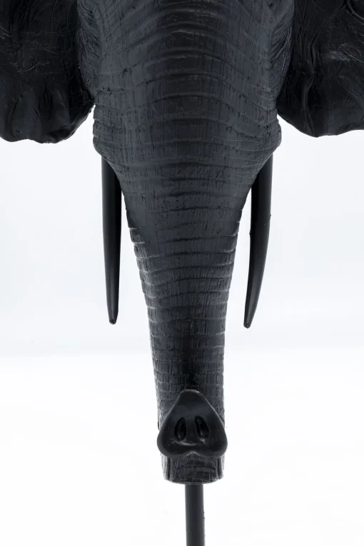 KARE Design Portacandele Elephant Head nero 49cm - KARE> Candelabri