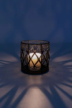 KARE Design Portacandele Hayat nero 15cm - KARE> Candelabri
