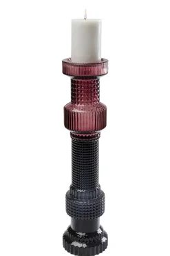 KARE Design Portacandele Marvelous Duo rosa grigio 49cm - KARE> Candelabri
