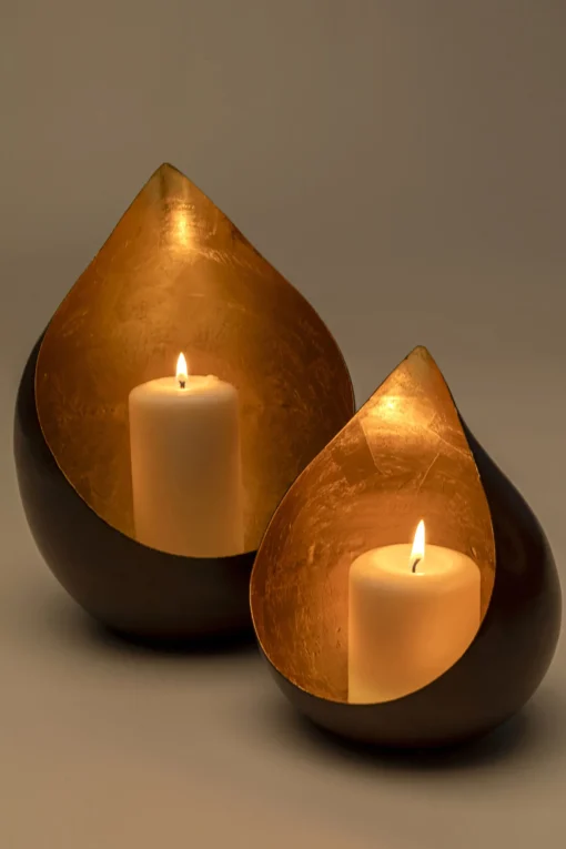 KARE Design Portacandele Uovo Drop 24cm - KARE> Lanterne