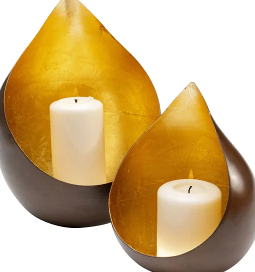 KARE Design Portacandele Uovo Drop 24cm - KARE> Lanterne