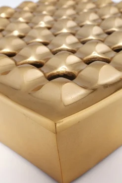 KARE Design POSACENERE SOHO QUADRATO OTTONE 25X25CM - KARE></noscript> Posacenere E Portasigarette