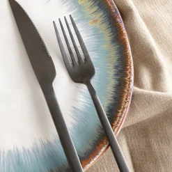 KARE Design POSATE GLORIA NERO (16 PZ) - KARE> Stoviglie