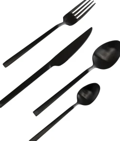 KARE Design POSATE GLORIA NERO (16 PZ) - KARE> Stoviglie
