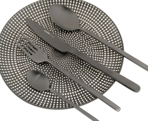 KARE Design POSATE GLORIA NERO (16 PZ) - KARE> Stoviglie