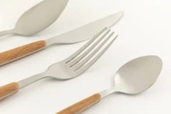 KARE Design Posate Paris Nature argento opaco (16/pz.) - KARE> Stoviglie