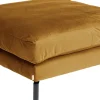 KARE Design Pouf poggiapiedi imbottito "Discovery" 102x102cm in color ambra - KARE> Pouf