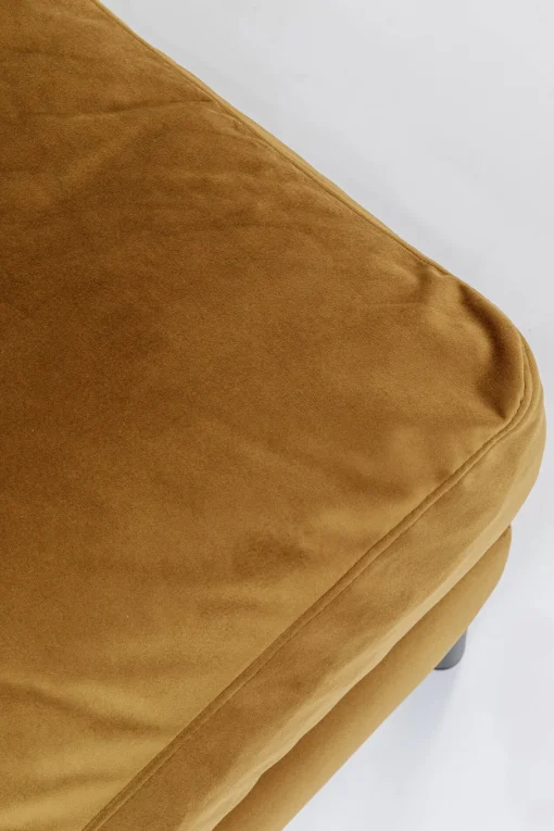 KARE Design Pouf poggiapiedi imbottito "Discovery" 102x102cm in color ambra - KARE> Pouf