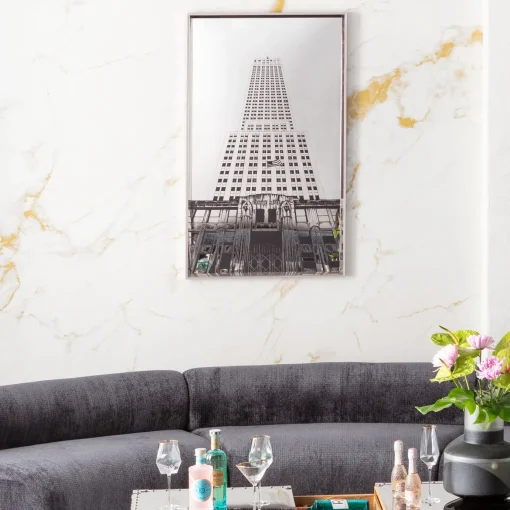 KARE Design Quadro con cornice Empire State Mirror 77x130cm - KARE> Quadri