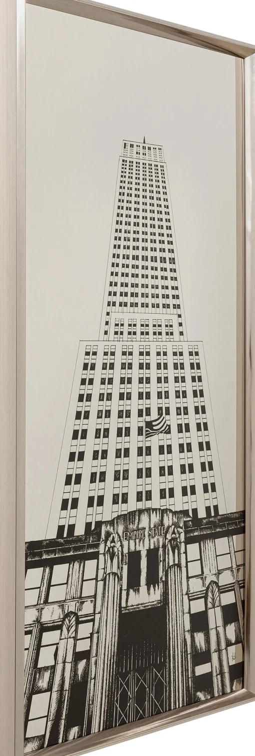 KARE Design Quadro con cornice Empire State Mirror 77x130cm - KARE> Quadri