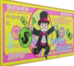 KARE Design Quadro con cornice Graffiti Money 70x160cm - KARE> Quadri