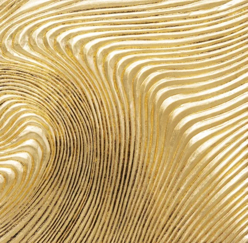 KARE Design Quadro decorativo Wave oro (2/Set) - KARE> Decorazioni Da Parete