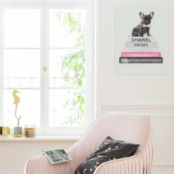 KARE Design Quadro in vetro Fashion Dog 60X80 cm - KARE> Quadri