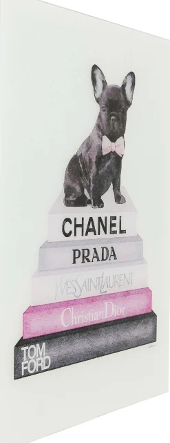 KARE Design Quadro in vetro Fashion Dog 60X80 cm - KARE> Quadri