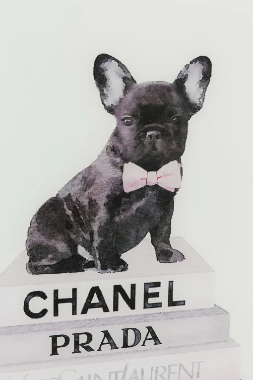 KARE Design Quadro in vetro Fashion Dog 60X80 cm - KARE> Quadri
