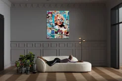 KARE Design Quadro in vetro Holiday in the 60s 120x150cm - KARE></noscript> Quadri