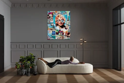 KARE Design Quadro in vetro Holiday in the 60s 120x150cm - KARE> Quadri