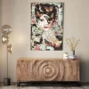 KARE Design Quadro in vetro Lady Butterfly 100x150cm - KARE> Quadri