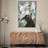 KARE Design Quadro in vetro Lady Flower 100x150cm - KARE> Quadri