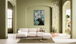 KARE Design Quadro in vetro Lady Flower 100x150cm - KARE></noscript> Quadri