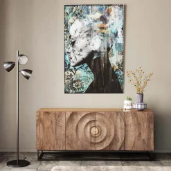 KARE Design Quadro in vetro Lady Flower 100x150cm - KARE></noscript> Quadri