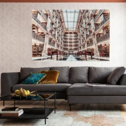 KARE Design QUADRO IN VETRO LIBRARY 150X100CM - KARE> Quadri