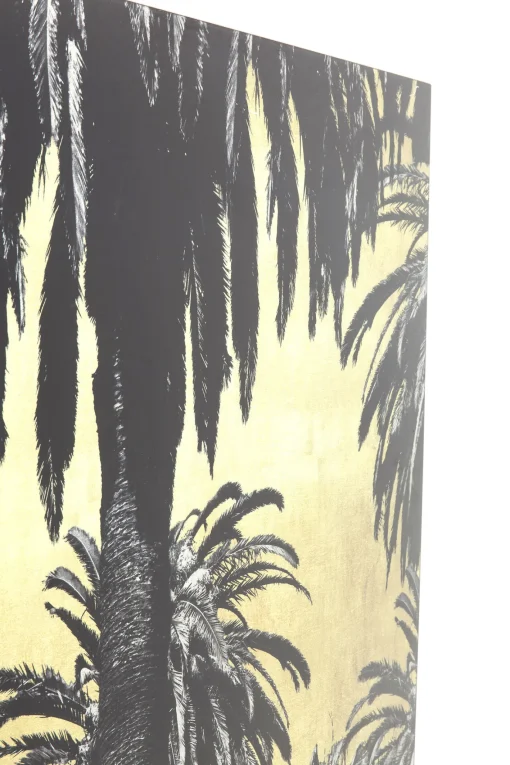 KARE Design QUADRO IN VETRO METALLIC PALMS 180X120CM - KARE> Quadri