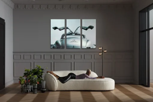 KARE Design Quadro in vetro Oldtimer Back 160x120 cm - KARE> Quadri
