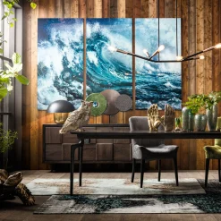 KARE Design Quadro in vetro Triptychon wave 240x160 cm (3/set) - KARE> Quadri