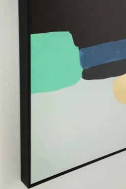 KARE Design Quadro incorniciato Abstract Shapes verde 73x143cm - KARE></noscript> Quadri