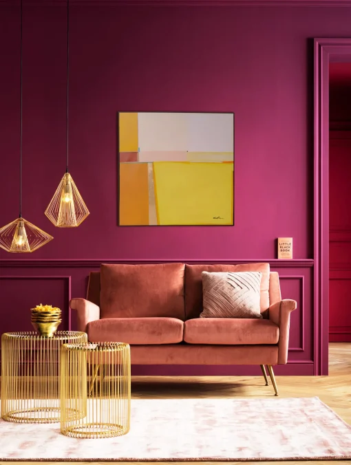 KARE Design Quadro incorniciato Abstract Shapes giallo 113x113cm - KARE> Quadri