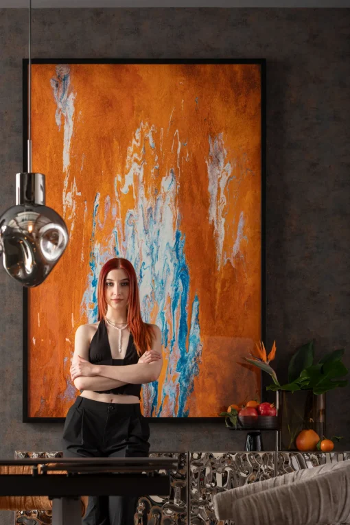 KARE Design Quadro incorniciato Artistas Arancione 120x180cm - KARE> Quadri