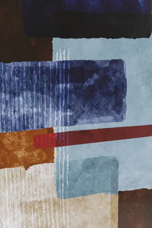 KARE Design Quadro incorniciato Box Back blu 60x80cm - KARE> Quadri