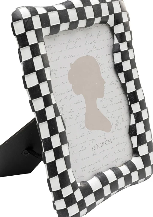 KARE Design Quadro incorniciato Checker nero 13x18cm - KARE> Portafoto